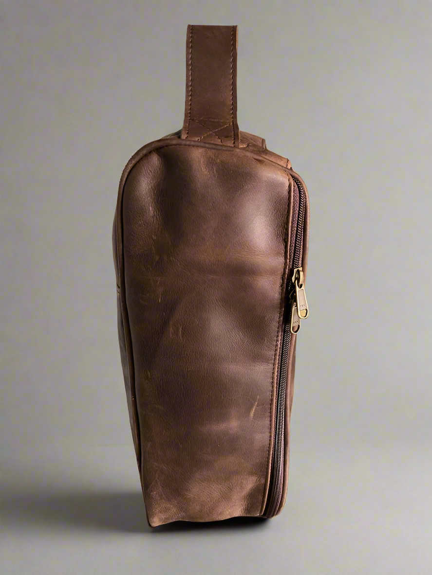 The Leather Golf Shoe Bag