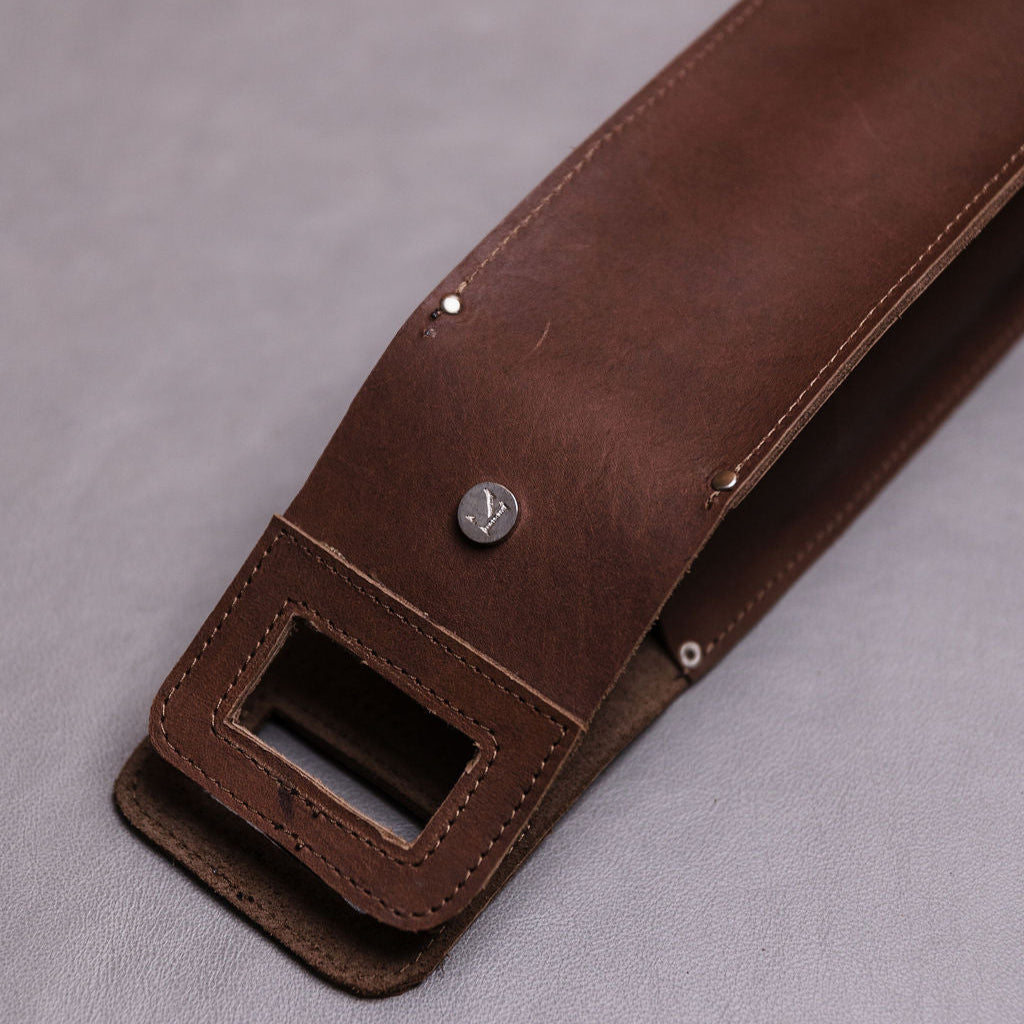 Wine bag leather/single