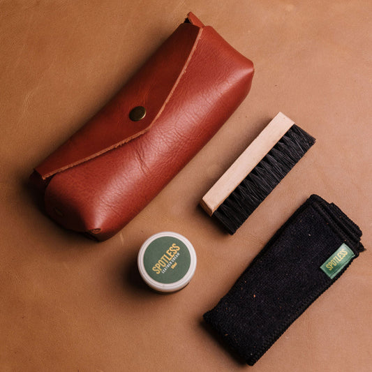 Leather Shoe care kit with Spotless