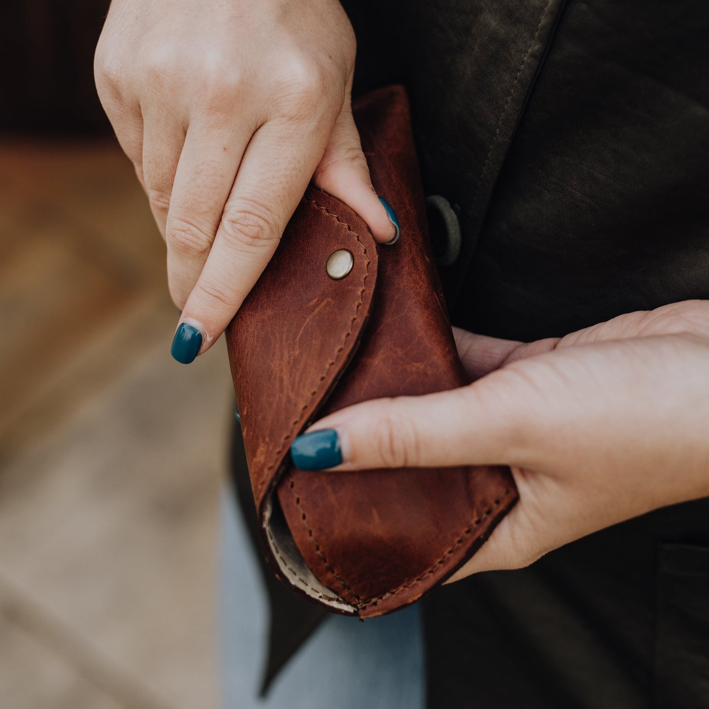 Leather Glasses case