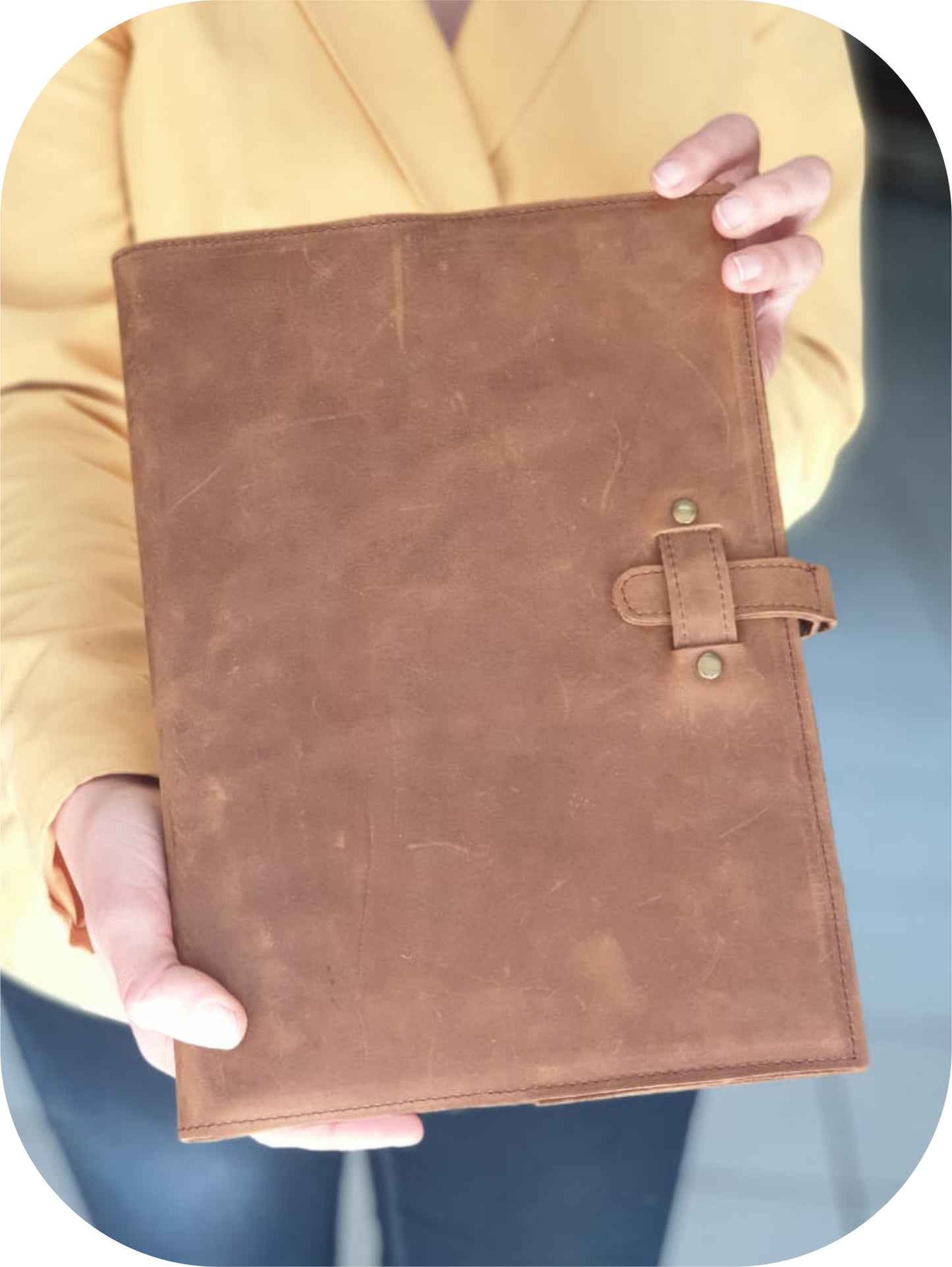 A4 Leather Journal Cover