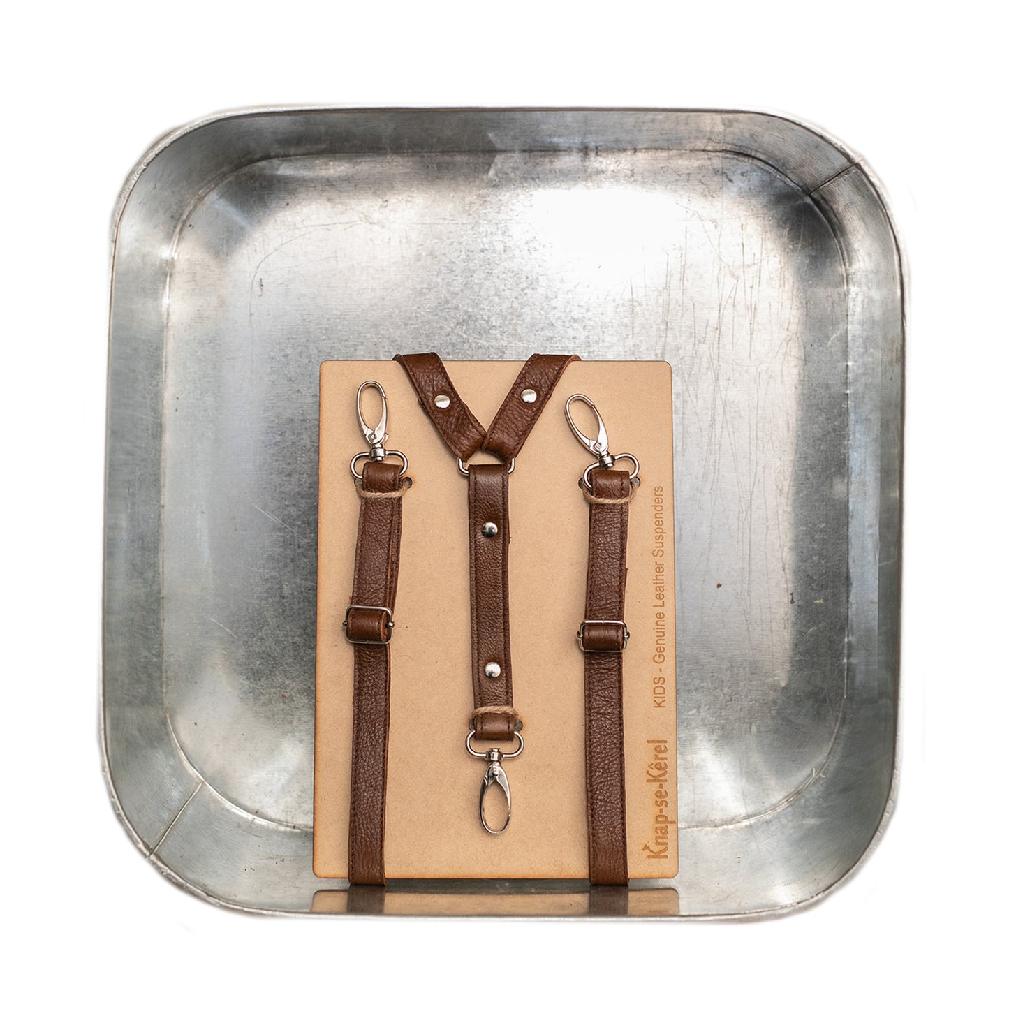 Leather Suspenders Kids