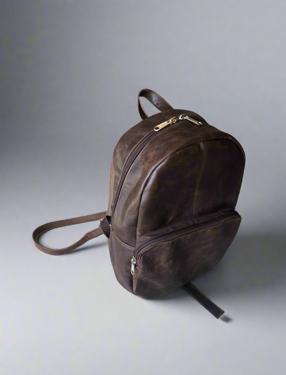 Leather Backpack Large