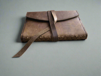 A5 Braided Journal with Leather Cover