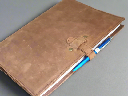 A4 Leather Journal Cover