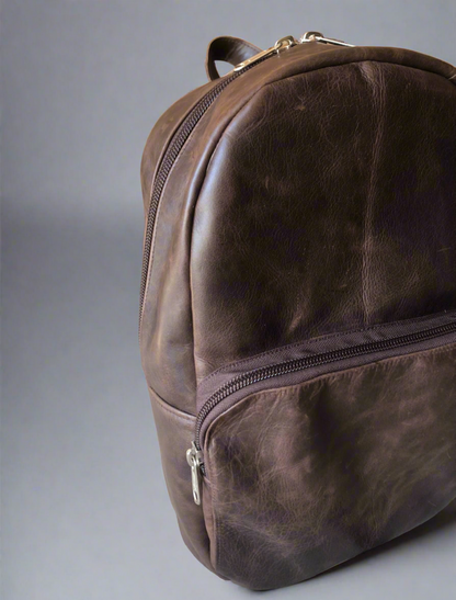 Leather Backpack Large