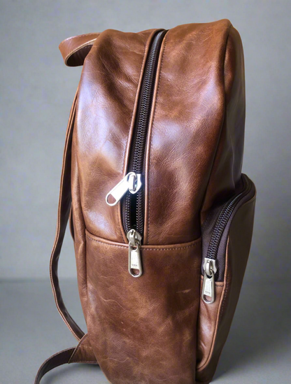 Leather Backpack Large