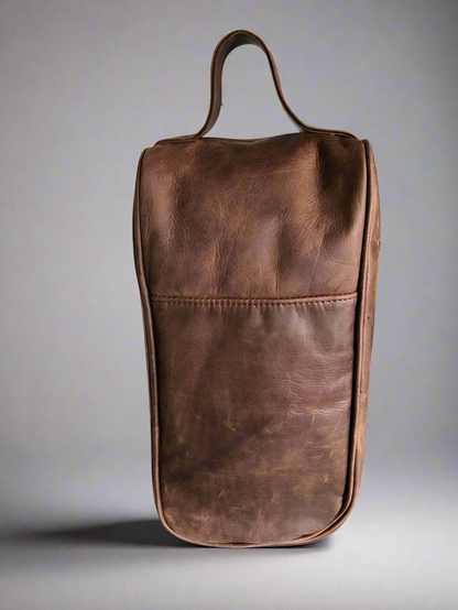 The Leather Golf Shoe Bag