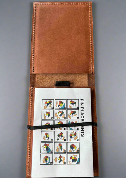Leather Golf Scorecard Holder – Premium Full-Grain | Knap Sak