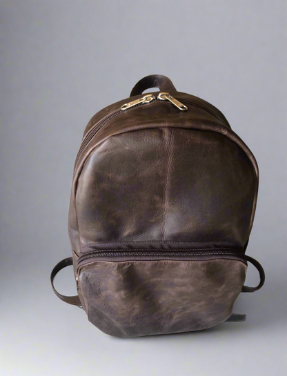 Leather Backpack Large