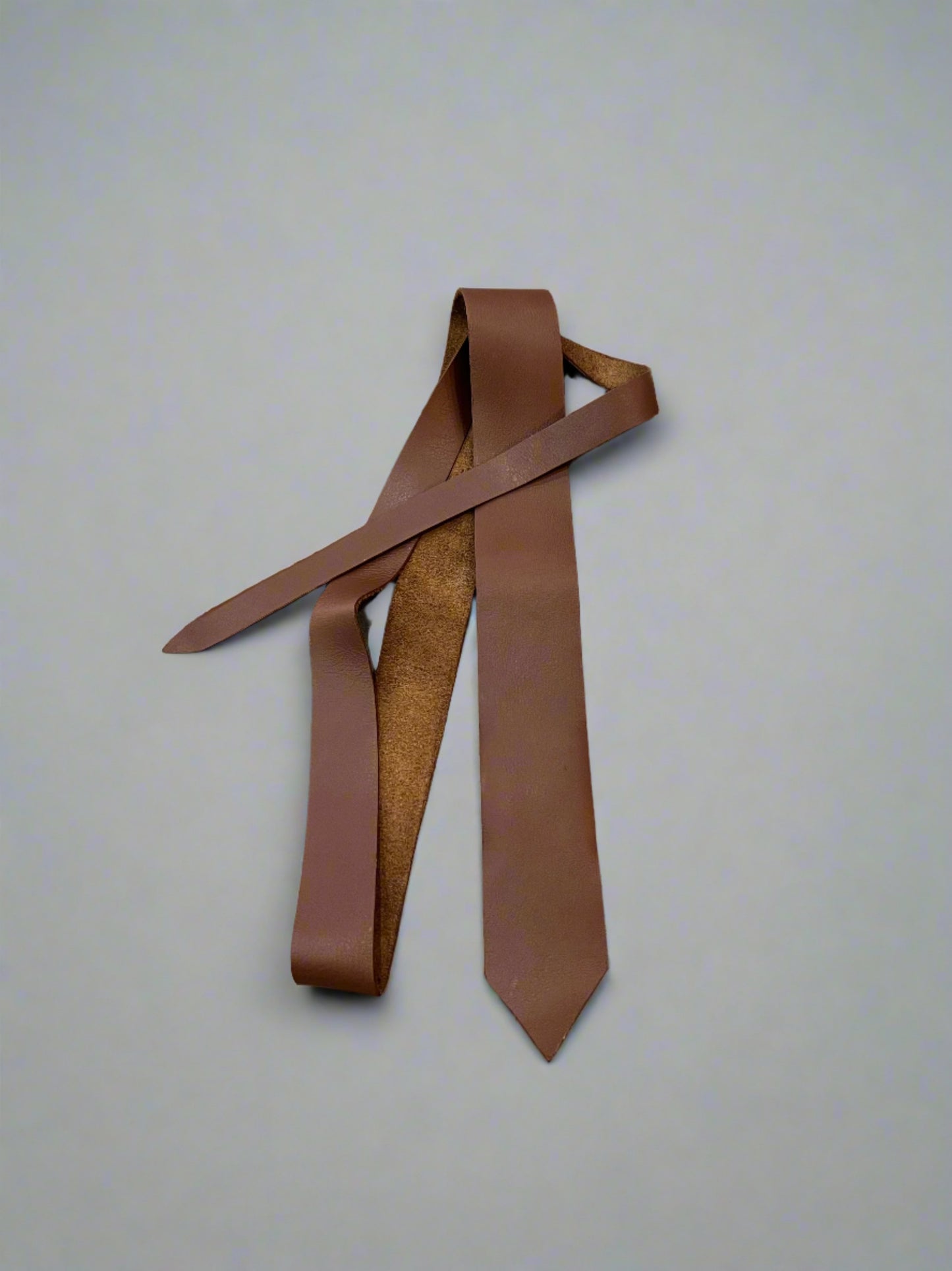 Leather tie Men