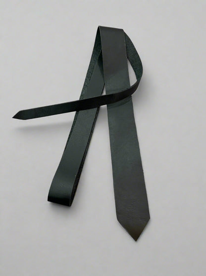 Leather tie Men