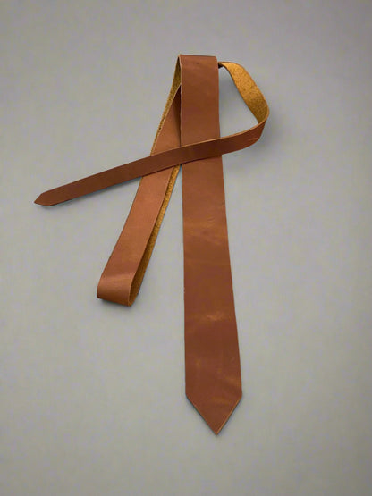 Leather tie Men