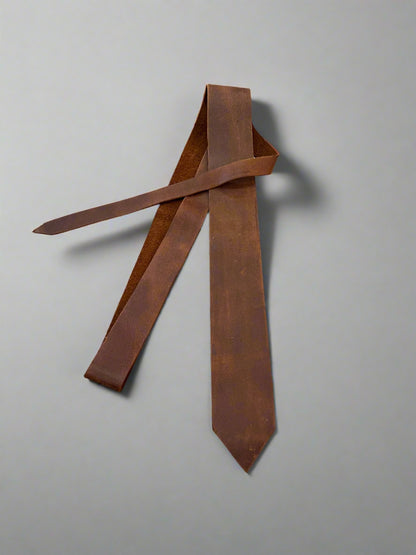 Leather tie Men