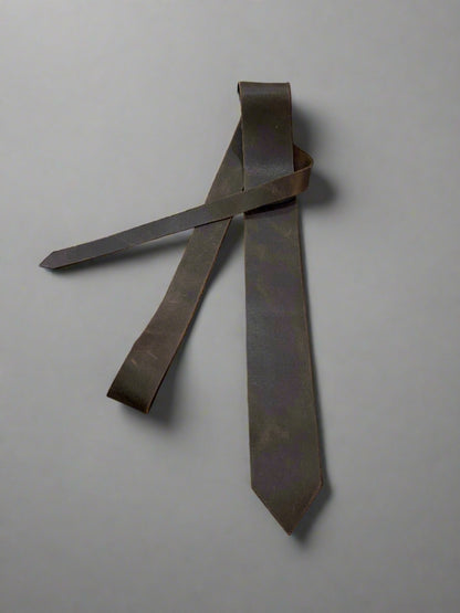 Leather tie Men