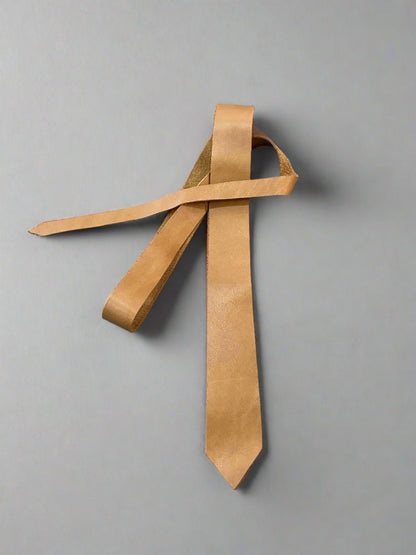 Leather tie Men