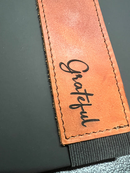 Leather Bookmark with Elastic A5