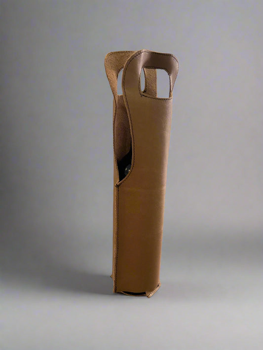 Wine bag leather Soft sleeve