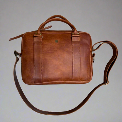 Leather Mackbook Laptop bag 13-Inch