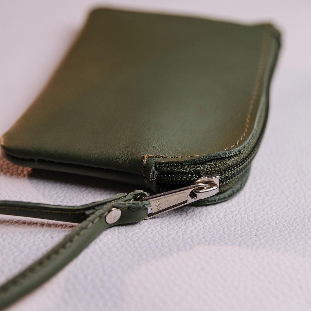 Large Leather Coin Bag