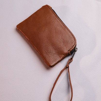 Large Leather Coin Bag