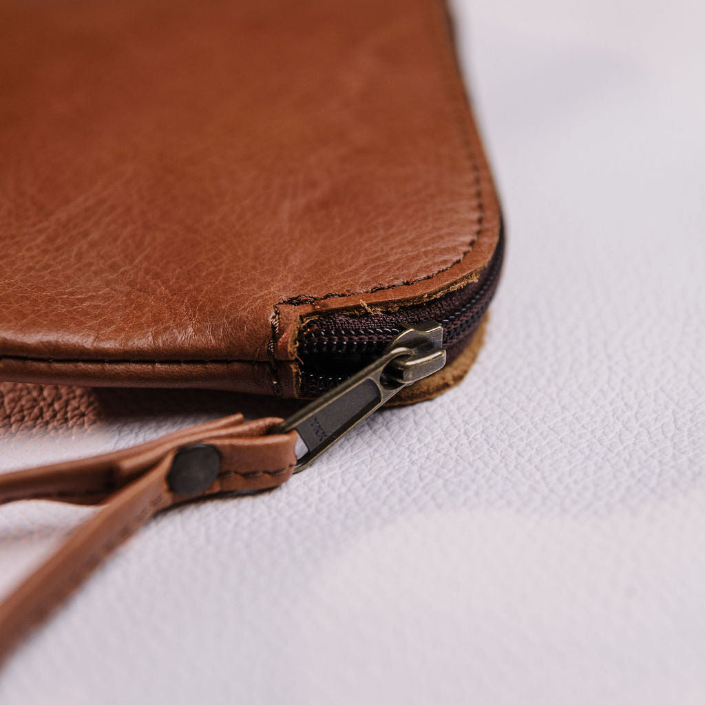 Large Leather Coin Bag