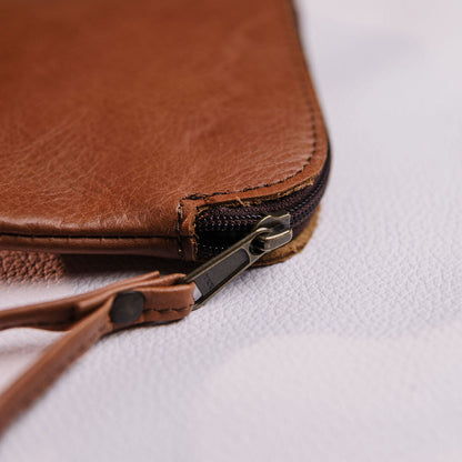 Large Leather Coin Bag
