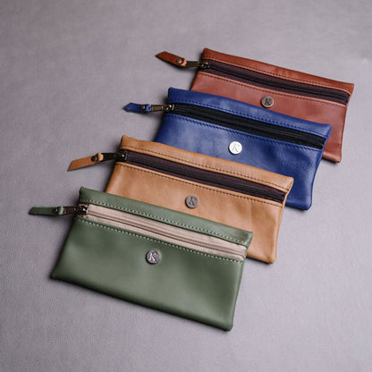 Small LEATHER Pencil bag