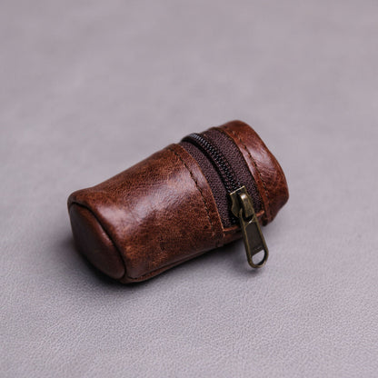 6 Shot glasses with leather holder