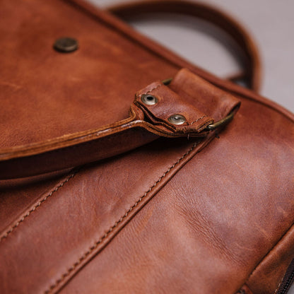 Leather Mackbook Laptop bag 13-Inch