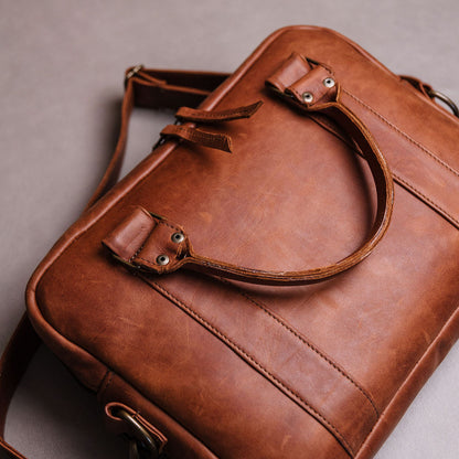 Leather Mackbook Laptop bag 13-Inch