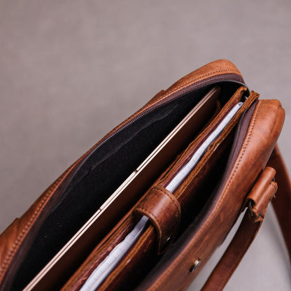 Leather Mackbook Laptop bag 13-Inch