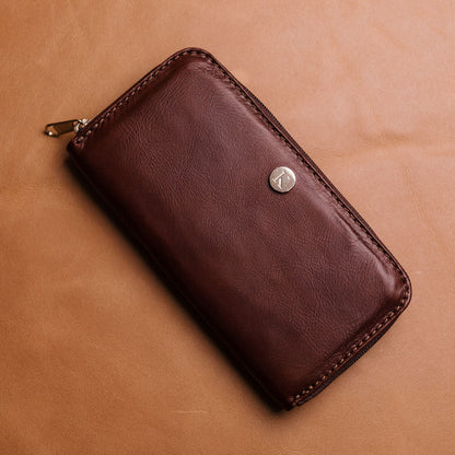 Ladies Zip Leather Wallet