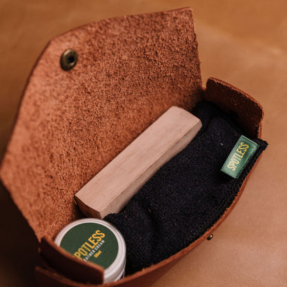 Leather Shoe care kit with Spotless