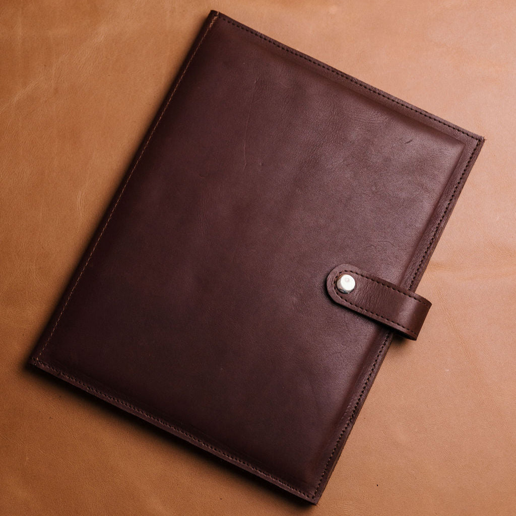 Note Pad Folder Leather Notepad Folder – Knap Sak – KNAP SAK (PTY)Ltd