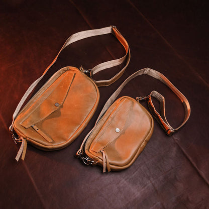 Moon Leather Sling Bag