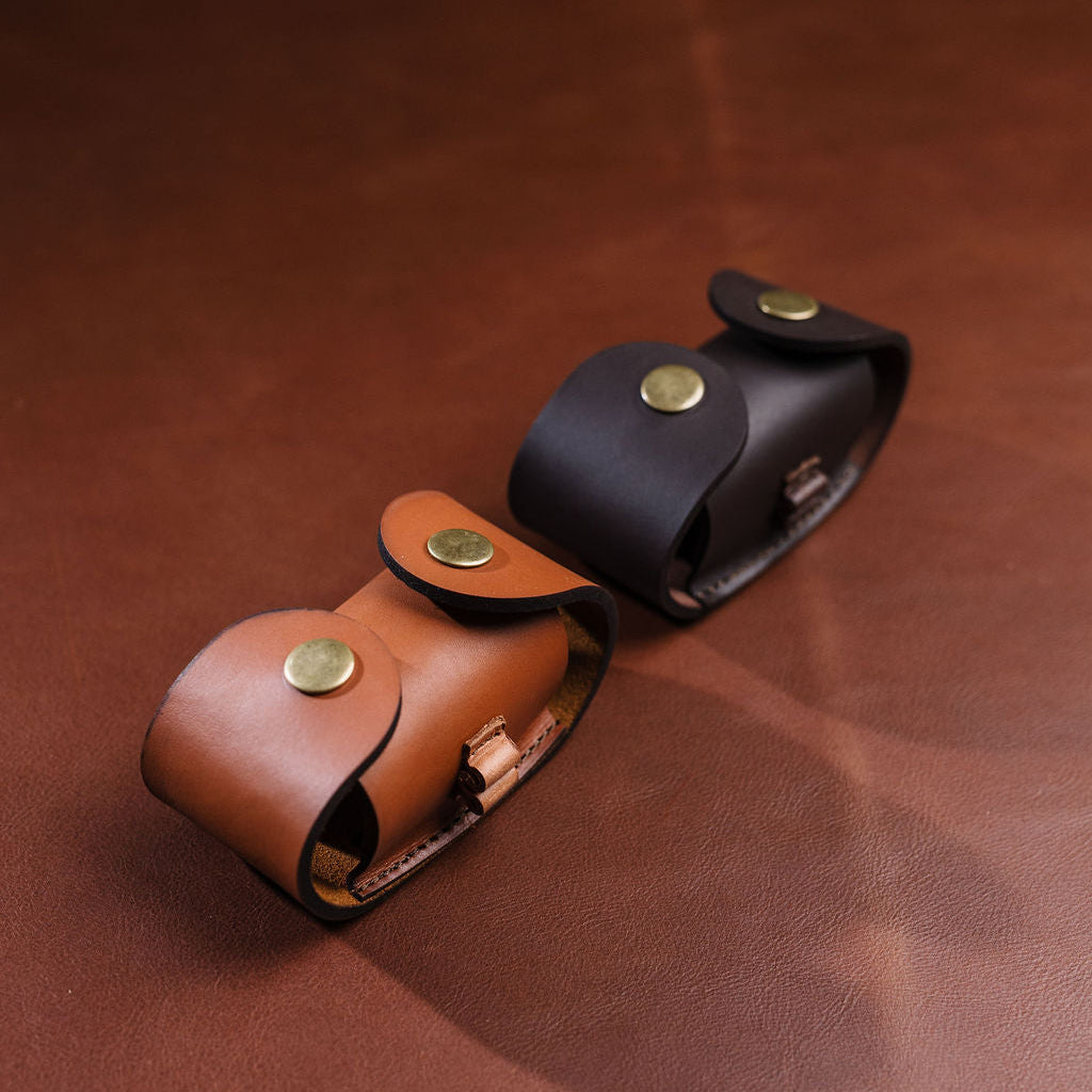 Leather Golf Ball Holder | Premium Golf Accessory | Knap Sak