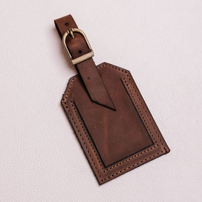 Leather Travel Luggage Tag