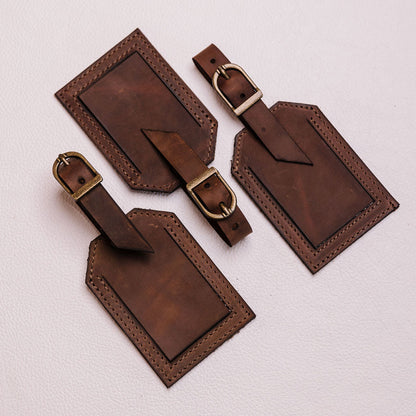 Leather Travel Luggage Tag