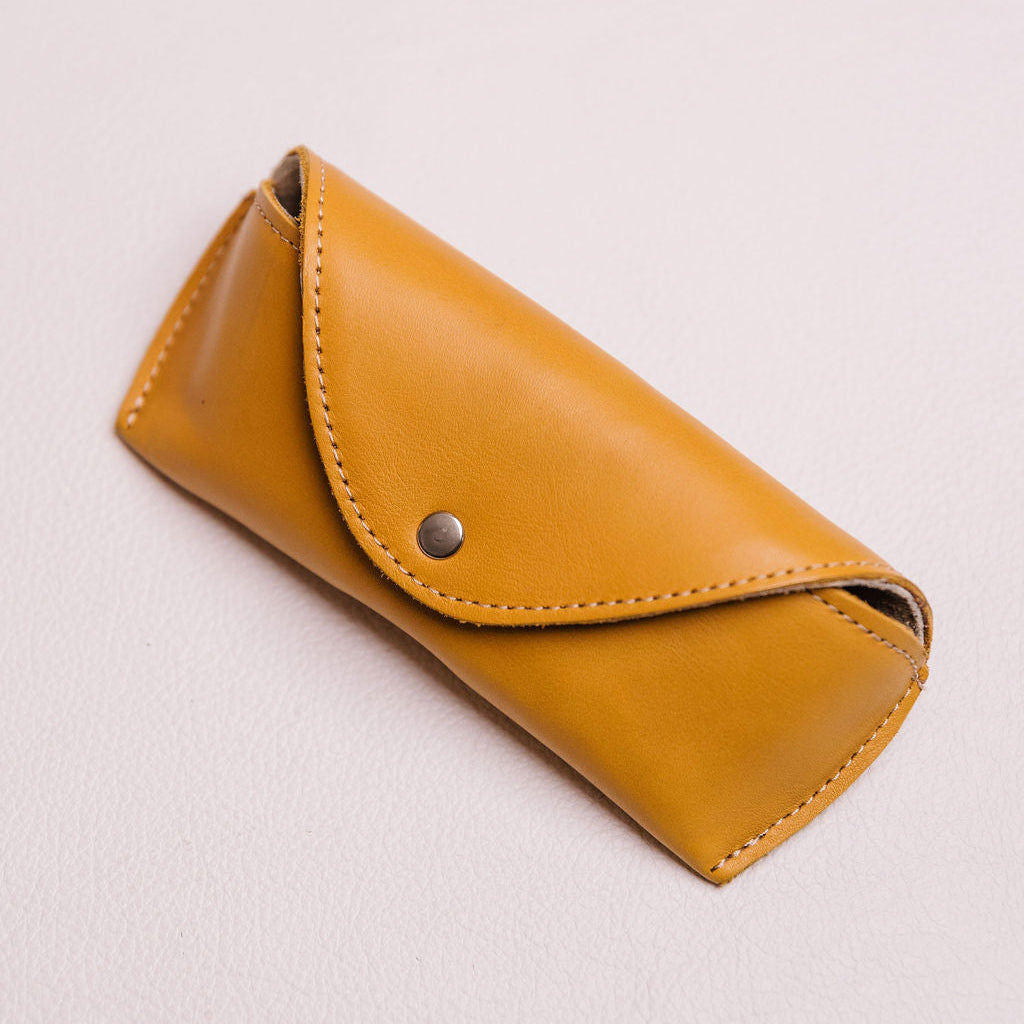 Leather Glasses Case – Full Grain Eyewear Holder | Knap Sak – KNAP