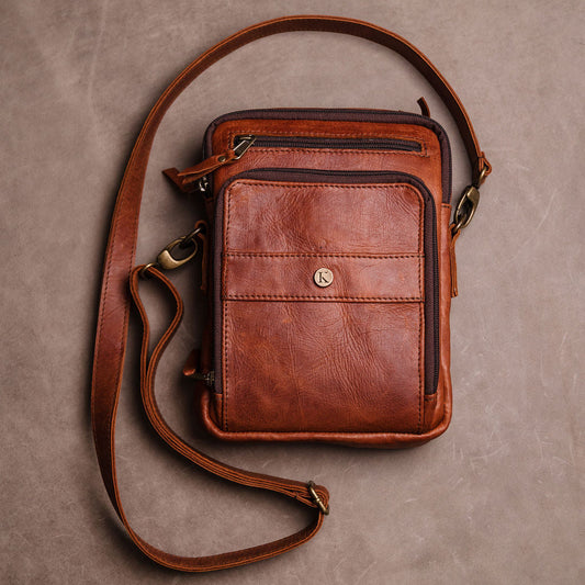 Richie Leather Man Bag