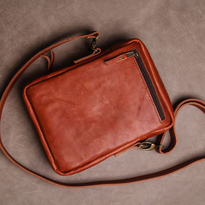 Richie Leather Man Bag