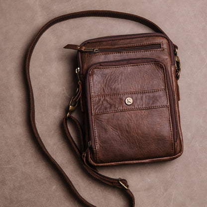 Richie Leather Man Bag