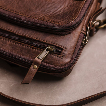 Richie Leather Man Bag