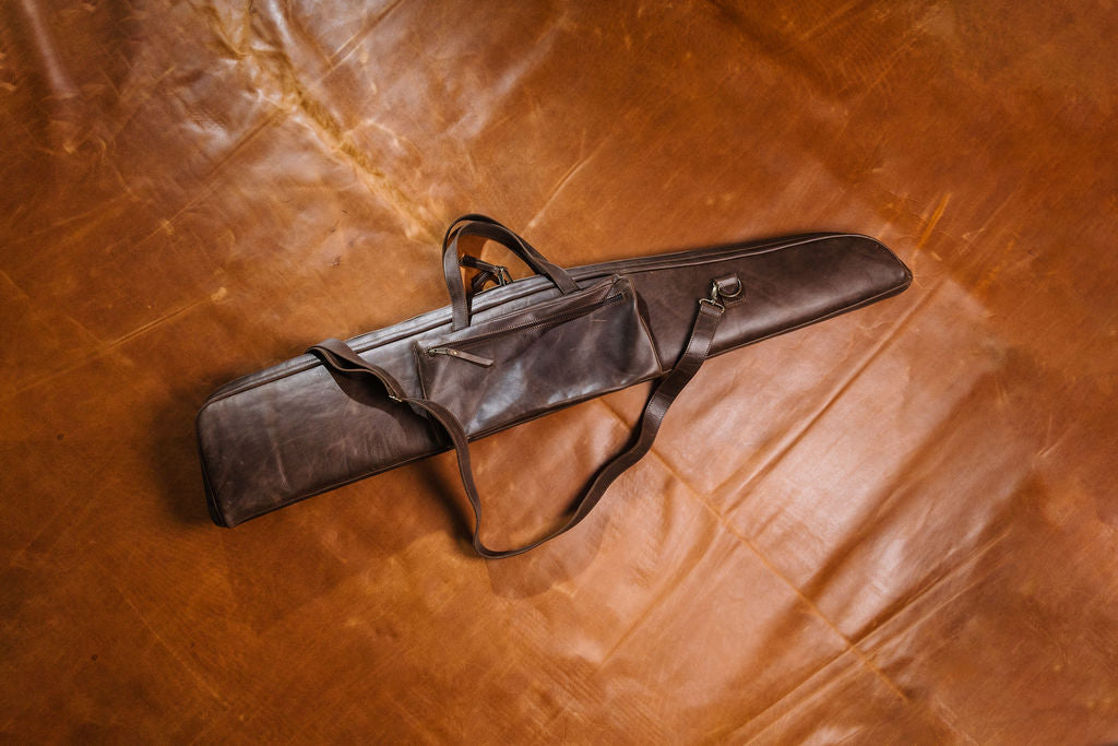Leather Hunting Rifle Bag