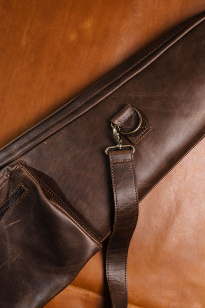 Leather Hunting Rifle Bag
