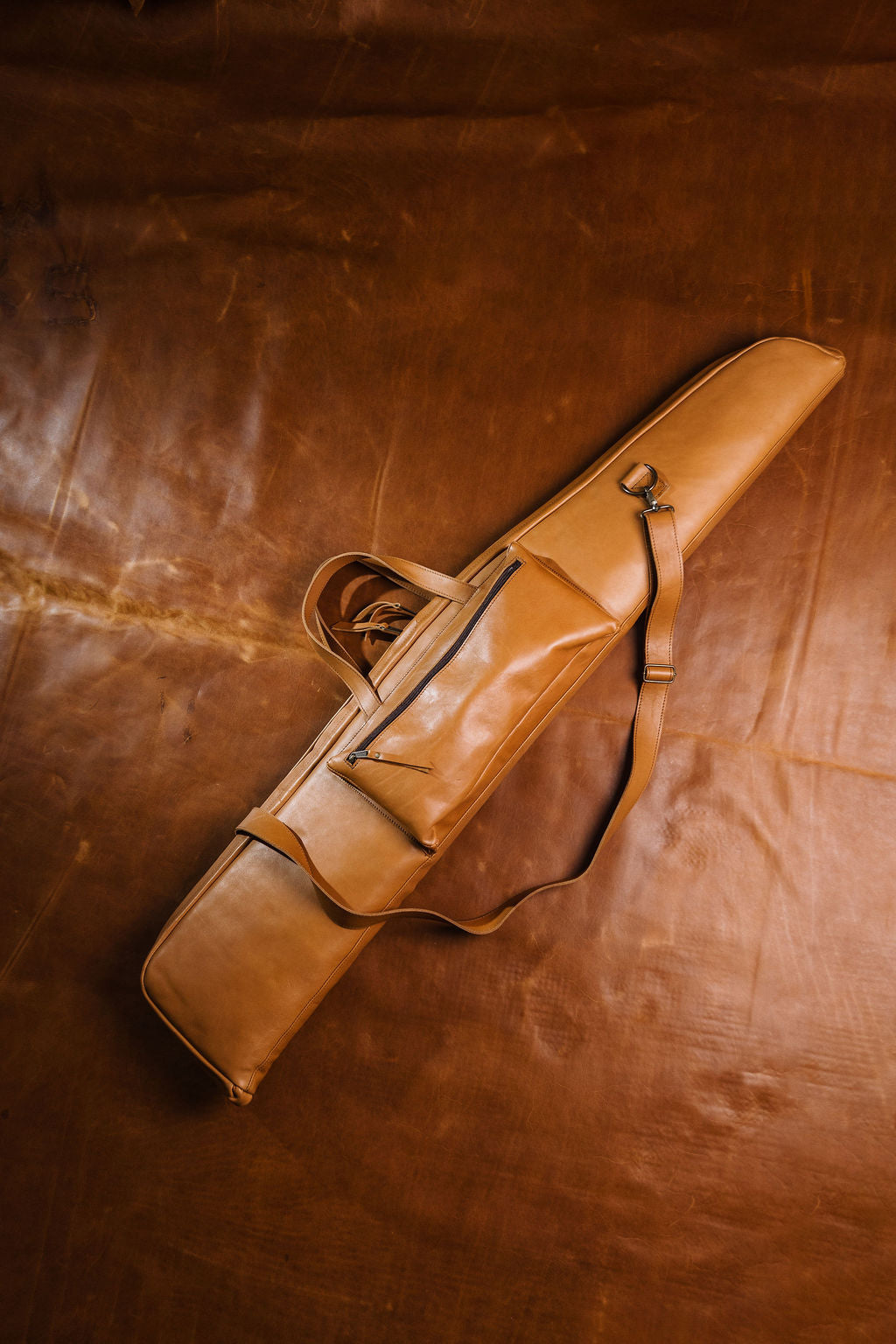 Leather Hunting Rifle Bag