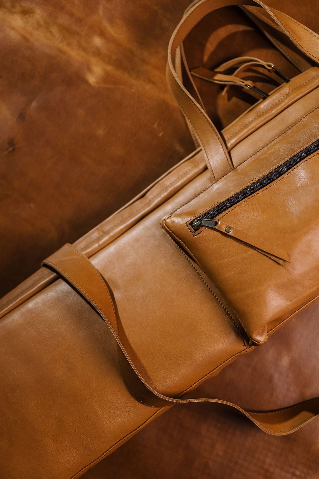 Leather Hunting Rifle Bag