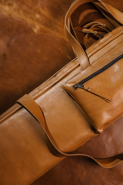 Leather Hunting Rifle Bag