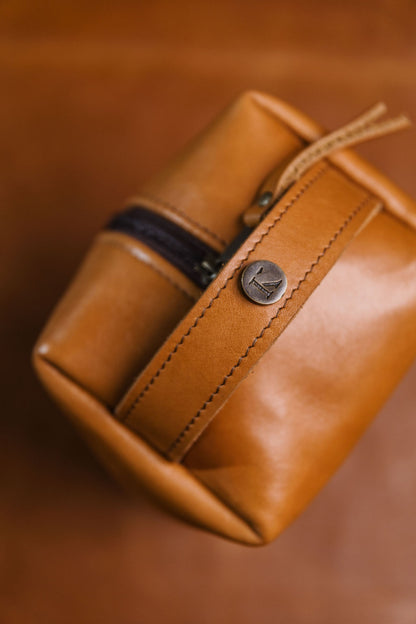 Leather Toiletry Bag
